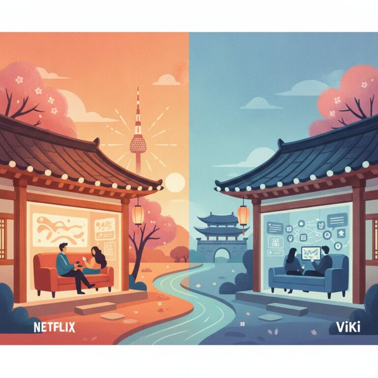 K-Drama Streaming Homes: Netflix vs. Viki