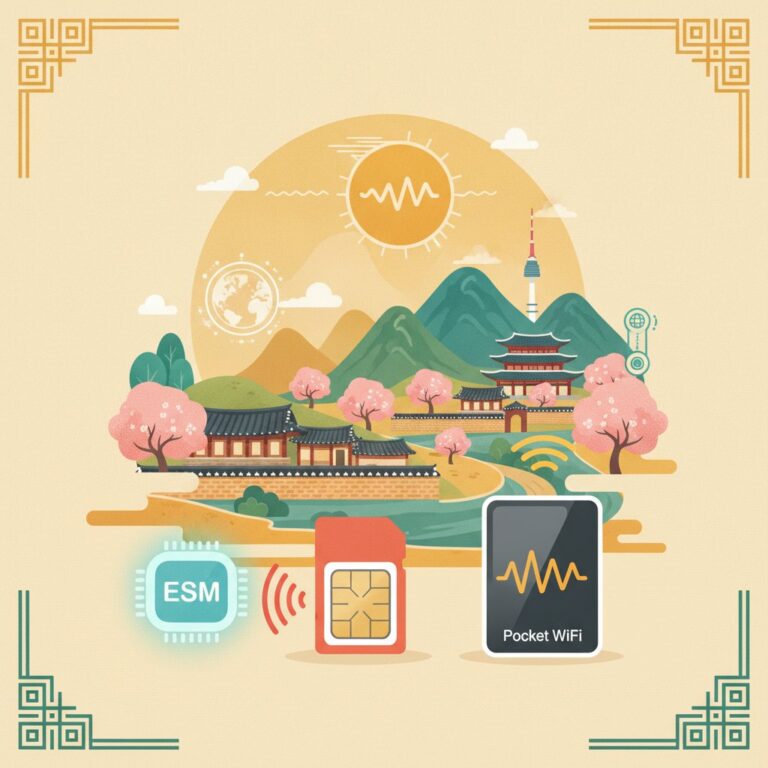 Korea Internet: eSIM, SIM Card, Pocket WiFi Choices