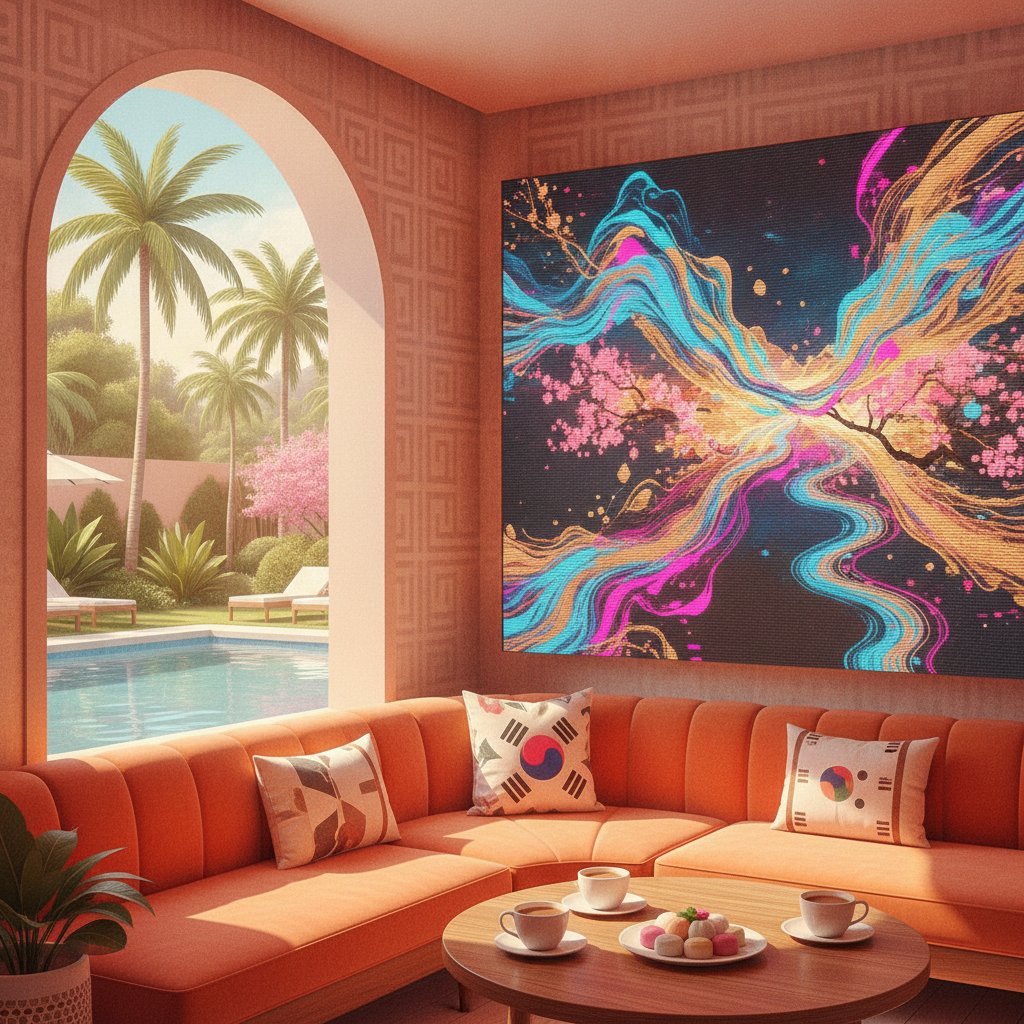 ab Cafe At Bali: Gangnam Resort Vibe and Digital Art