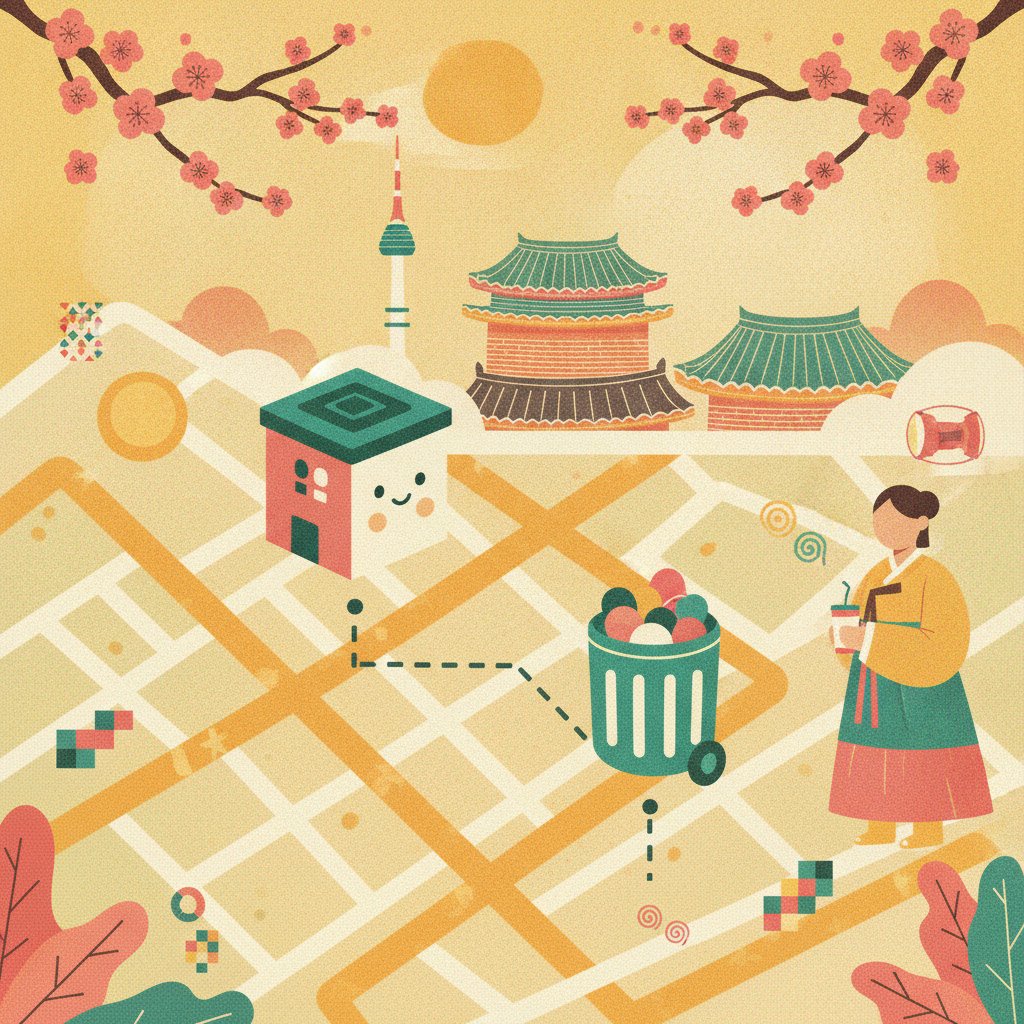 Finding Bathrooms and Trash Cans in Seoul Like a Local