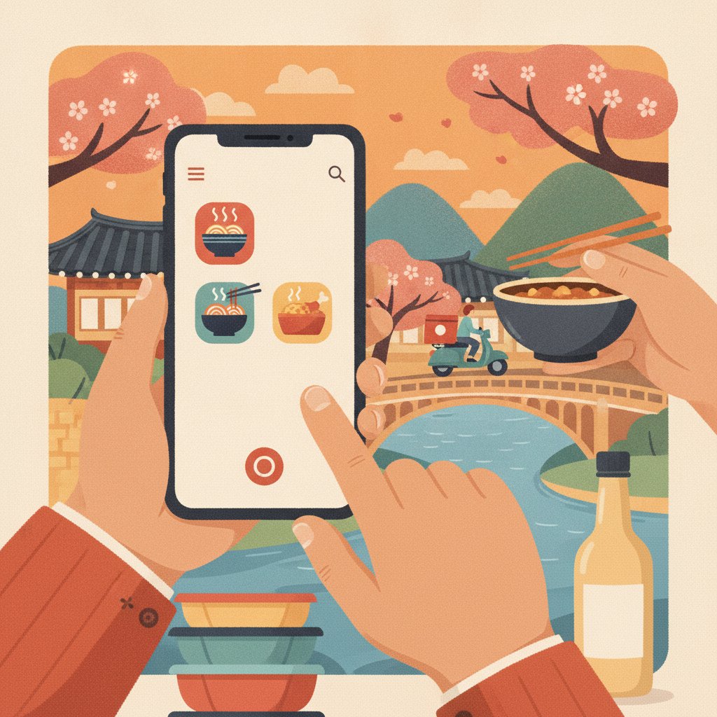 How to Order Food Delivery in Korea as a Foreign Tourist