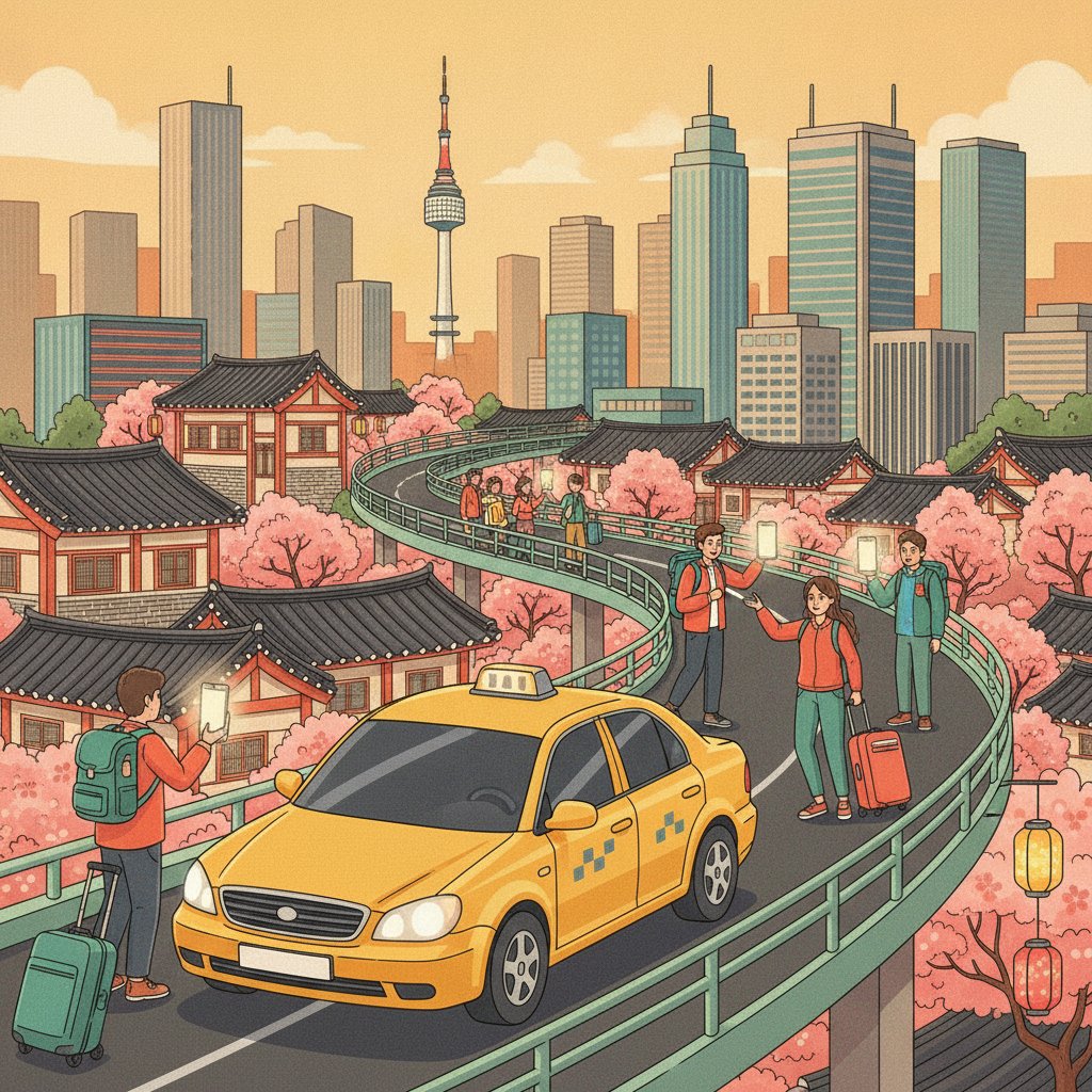 How to Use Kakao Taxi in Seoul Without a Korean Card