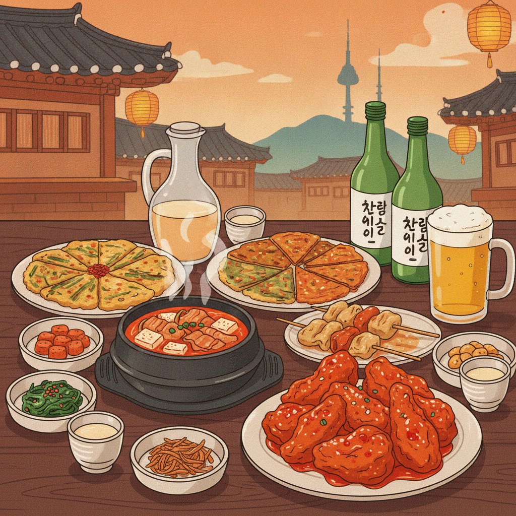 Korean Bar Food Anju: Popular Dishes and Drink Pairings