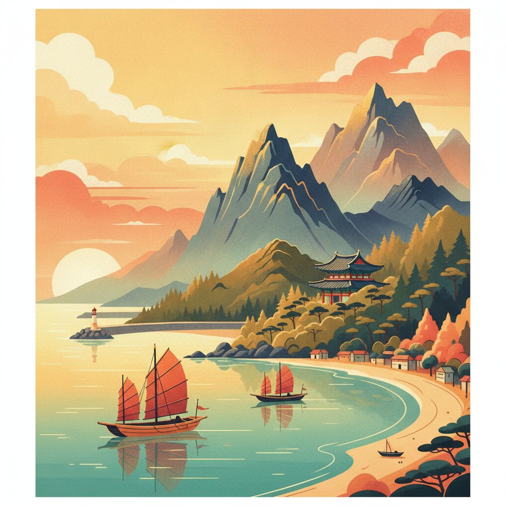 Susan Harbor: Sailing and Seoraksan Views in Yangyang