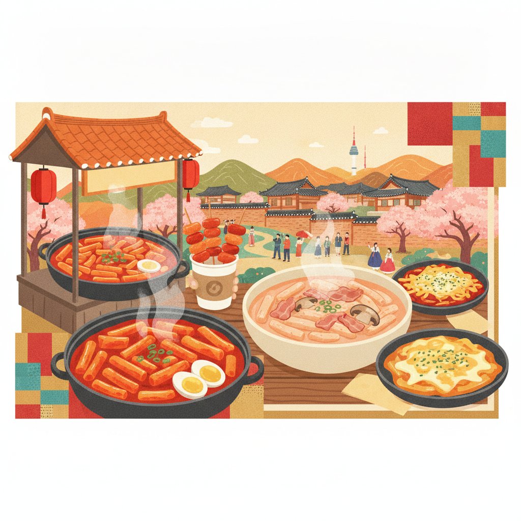 Types of Korean Tteokbokki From Classic Street Food to Rose