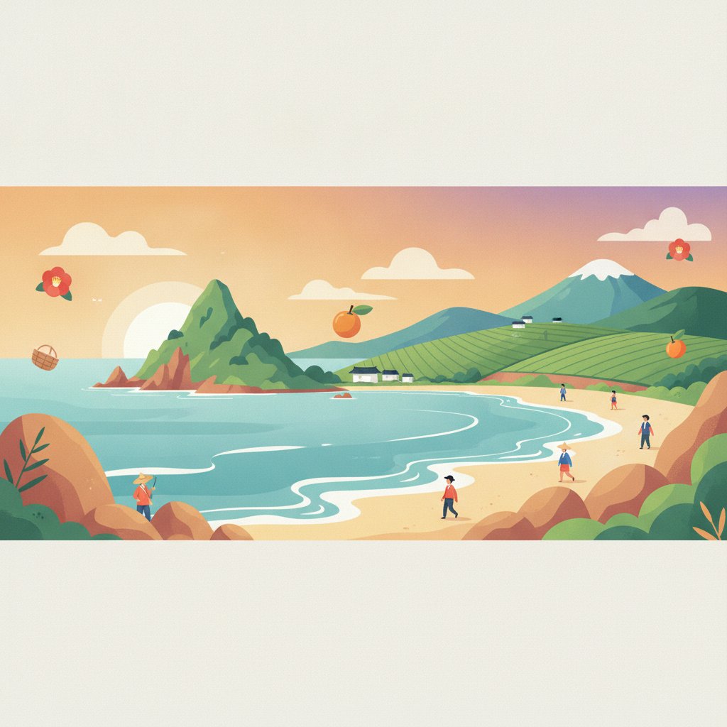 Exploring Conan Beach in Gujwa, Jeju Island