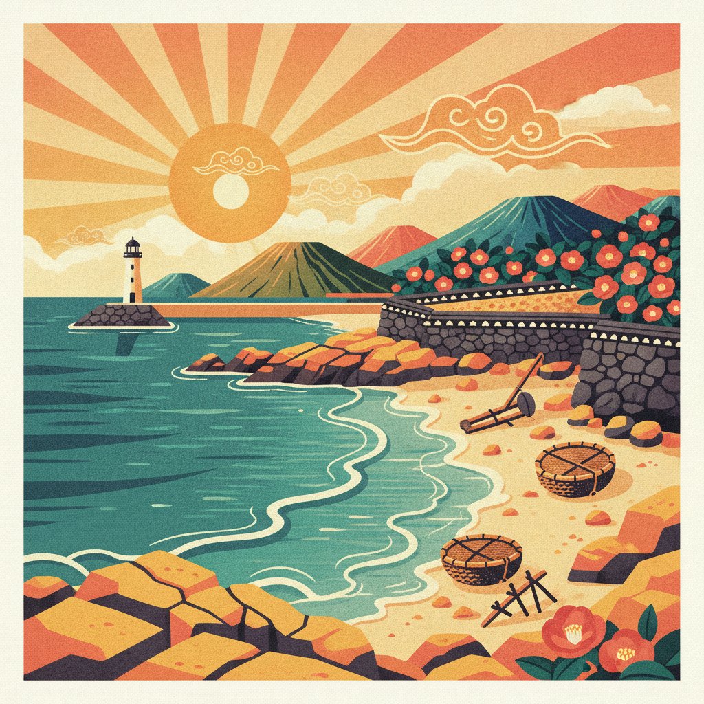 Exploring Conan Beach in Gujwa, Jeju Island